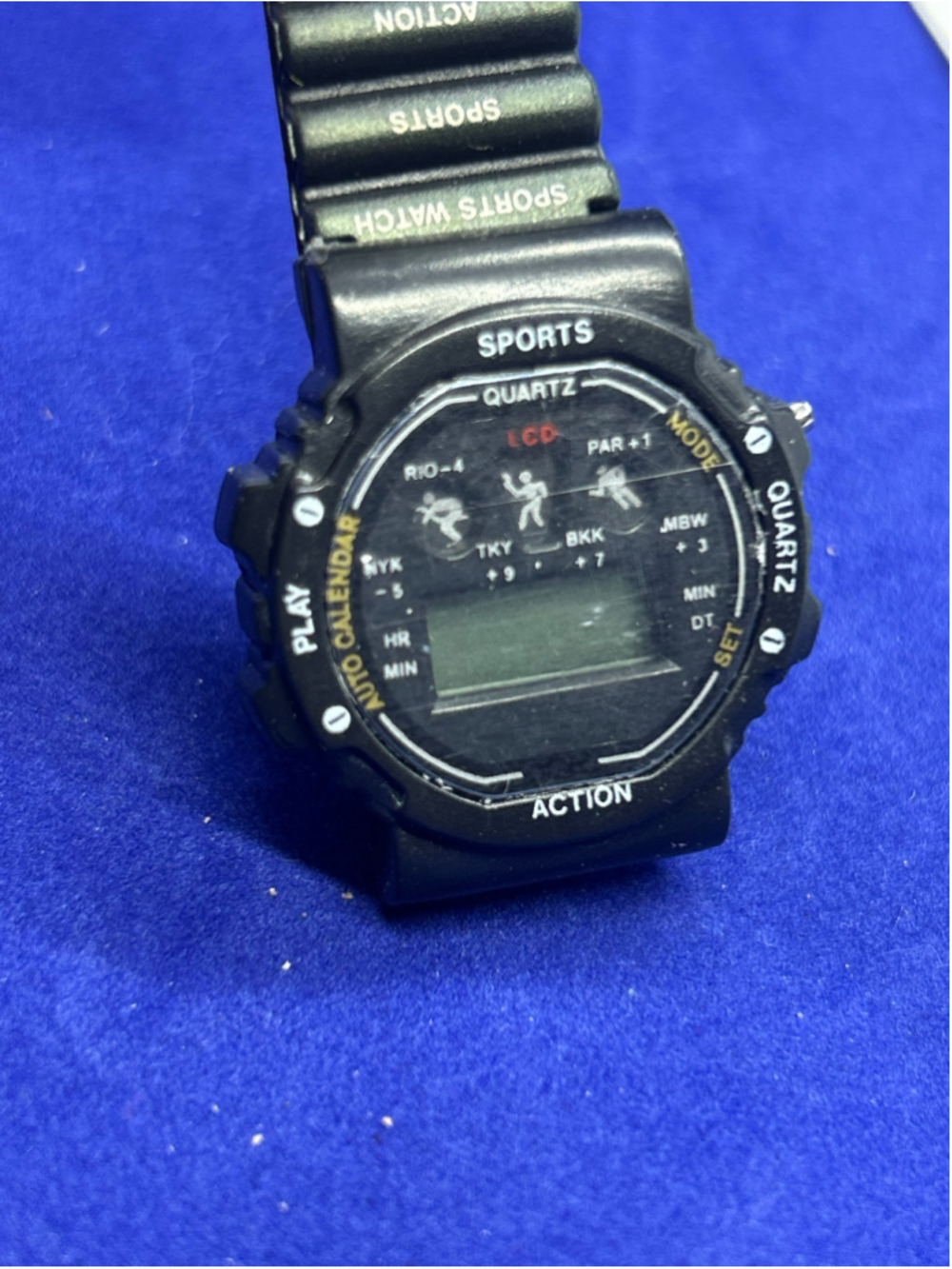 Men's Unbranded Black Digital Sports Watch One Size